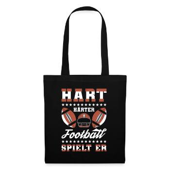 Football américain - Sac en tissu - noir - Devant