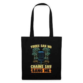 Frisbee Golf Disc Golf - Tote Bag - black - Front