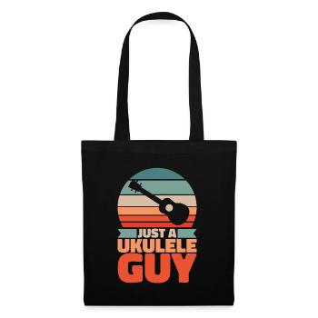 Ukulele Just An Ukulele Guy - Stoffbeutel - Schwarz - Vorne