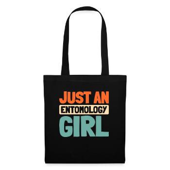 Entomologie Entomologiste Insecte - Sac en tissu - noir - Devant