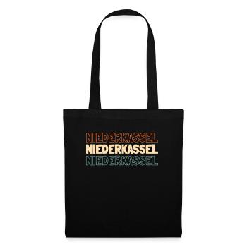 German city Niederkassel North Rhine-Westphalia - Tote Bag - black - Front