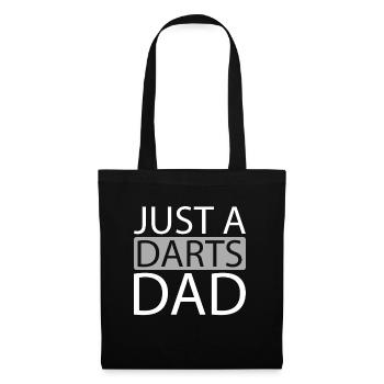 Darts Darts Player Just A Darts Dad - Tote Bag - black - Front