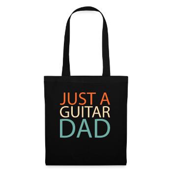 Akustikgitarre Just A Guitar Dad - Stoffbeutel - Schwarz - Vorne