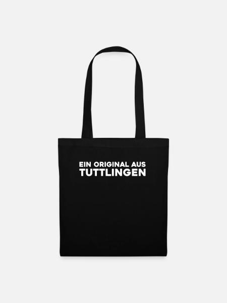 Deutsche Stadt Tuttlingen Badenwürttemberg - Stoffbeutel - Schwarz