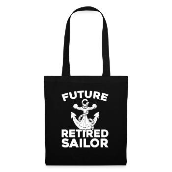Sailing Sailor Sailboat Retirement - Tote Bag - black - Front