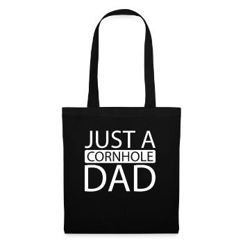 Cornhole Blind Hole Game Just A Cornhole Dad - Tote Bag - black - Front