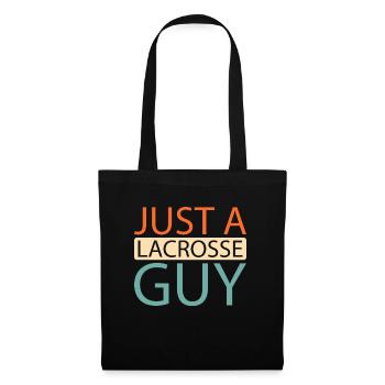 La crosse juste un gars de crosse - Sac en tissu - noir - Devant