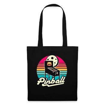 Pinball Retro Pinball Lover Pinball Arcade Gam - Tote Bag - black - Front