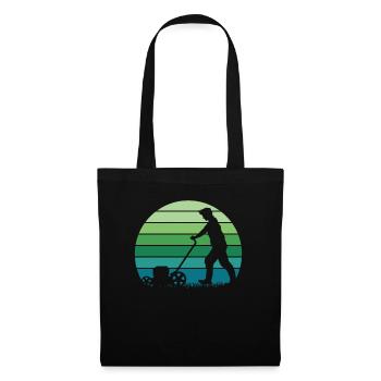 Lawn mower mowing - Tote Bag - black - Front