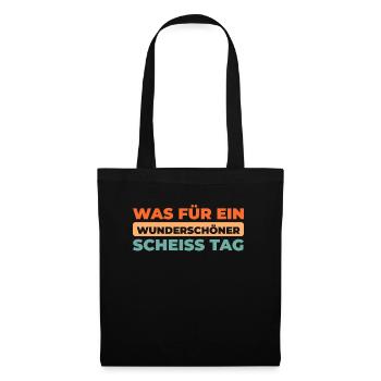 Schwarzer Humor - Stoffbeutel - Schwarz - Vorne