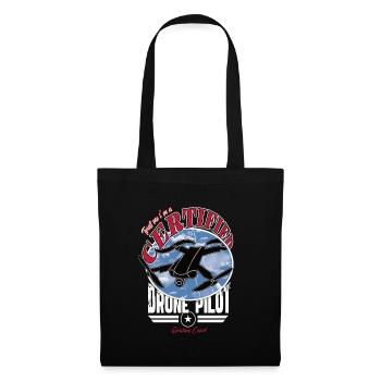 Certified Copter Drone Pilot Captain - Tote Bag - black - Front