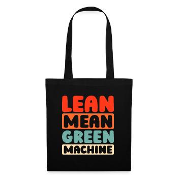 Lawn mower mowing - Tote Bag - black - Front