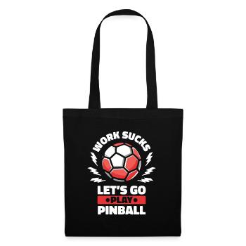 Handball Handballer - Stoffbeutel - Schwarz - Vorne