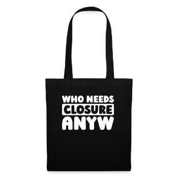 Humour noir - Sac en tissu - noir - Devant