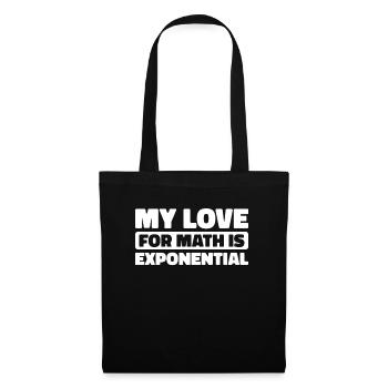 Mathe Mathematik Math Funny Pun - Tote Bag - black - Front