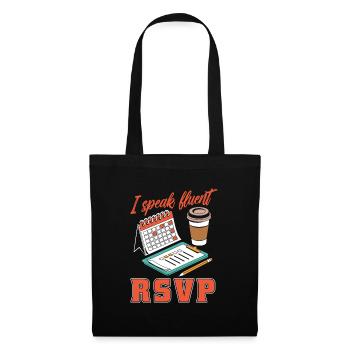 Event planner - Tote Bag - black - Front