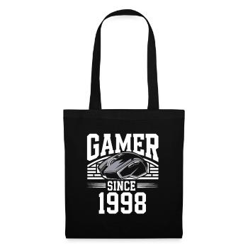 Gamer Since 1998 Geek Birthday Gift - Tote Bag - black - Front