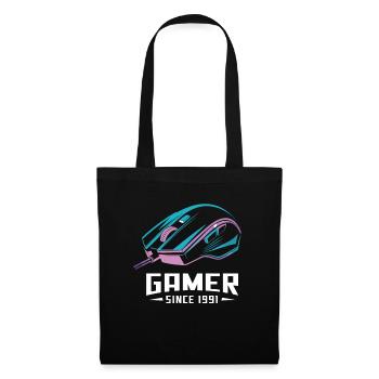 Gamer Since 1991 Geek Birthday Gift - Tote Bag - black - Front