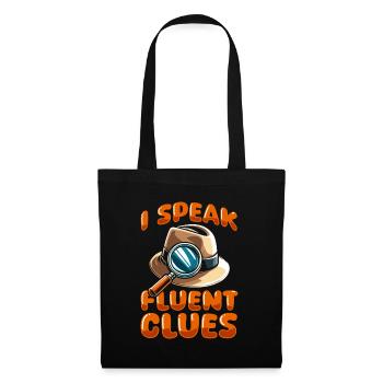 Détective - Sac en tissu - noir - Devant
