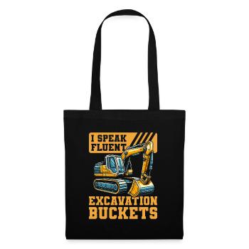 Excavator Operator - Tote Bag - black - Front