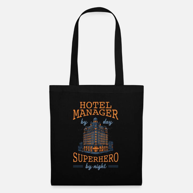 Hotelmanager - Stoffbeutel - Schwarz