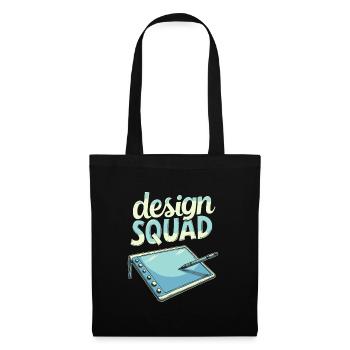 Équipe de graphistes - Sac en tissu - noir - Devant