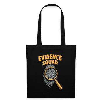 Cadre des scientifiques judiciaires - Sac en tissu - noir - Devant