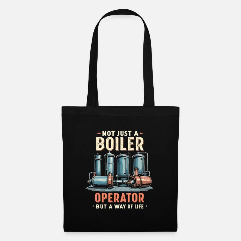 Opérateurs de chaudières - Sac en tissu - noir