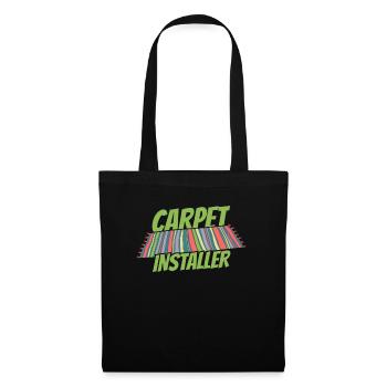 Installateur de tapis Kader - Sac en tissu - noir - Devant