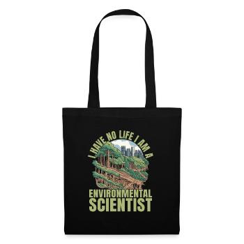 Scientifique de l’environnement - Sac en tissu - noir - Devant