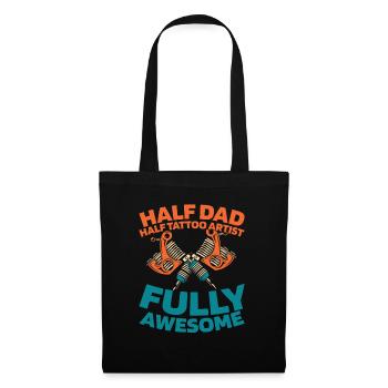 Tattoo Artist Tattoo Father Dad - Tote Bag - black - Front