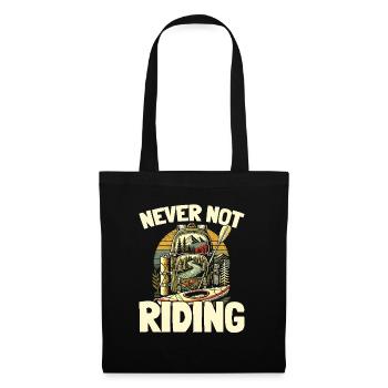 Kayakistes - Sac en tissu - noir - Devant