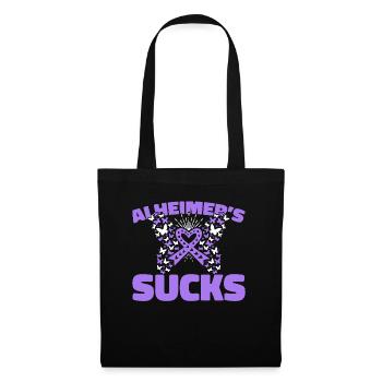Alzheimer Funny Alzheimers - Stoffbeutel - Schwarz - Vorne