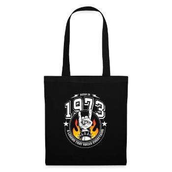 1973 Birthday, rocks everything - Tote Bag - black - Front