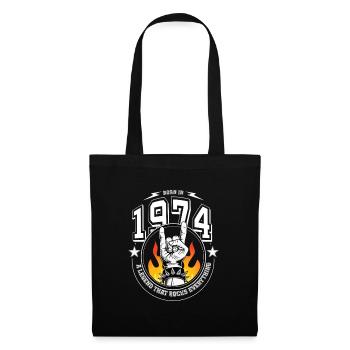1974 Birthday, rocks everything - Tote Bag - black - Front