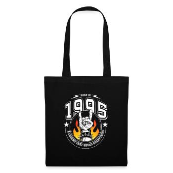 1995 Anniversaire, tout bascule. 30e anniversaire - Sac en tissu - noir - Devant