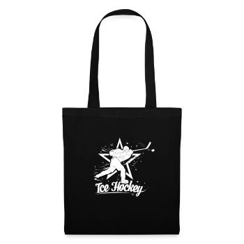 Hockey Silhouette Star - Tote Bag - black - Front