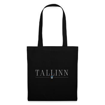 Tallinn, Estonia Style Design T-Shirt - Tote Bag - black - Front