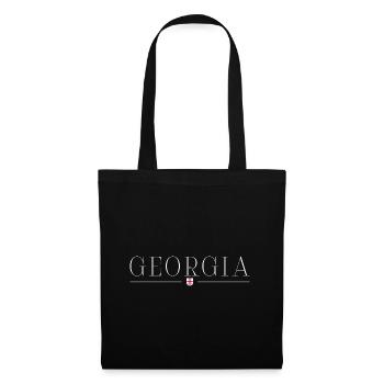Géorgie : Tradition, Hospitalité, Fierté - Sac en tissu - noir - Devant
