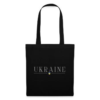 Ukraine Elegance T-Shirt - Tote Bag - black - Front