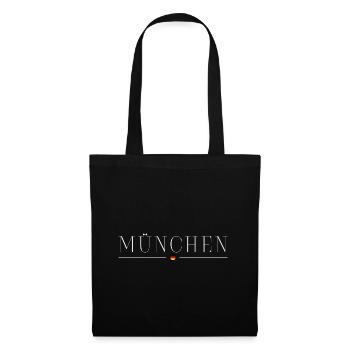 Munich, Allemagne Style Design T-Shirt - Sac en tissu - noir - Devant