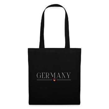 J’aime l’Allemagne - Sac en tissu - noir - Devant