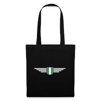 Nigeria Design – Montrez votre amour pour le pays - Sac en tissu - noir - Devant