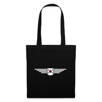 J’aime la Corée du Sud Design T-shirt Outfit - Sac en tissu - noir - Devant