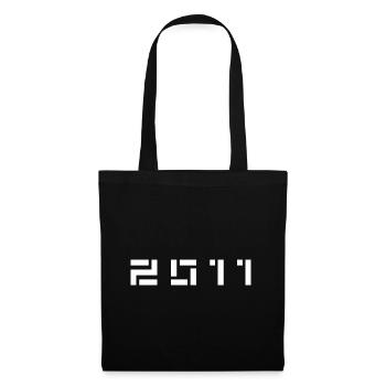 Année de naissance Anniversaire Né en - Fabriqué en 2011 - Sac en tissu - noir - Devant