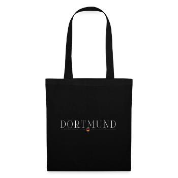 Dortmund Germany Elegance Style Design T-Shirt - Tote Bag - black - Front