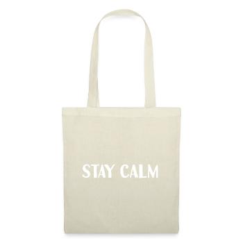 Restez calme - Sac en tissu - nature - Devant