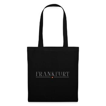 Francfort, Allemagne T-shirt Elegance - Sac en tissu - noir - Devant