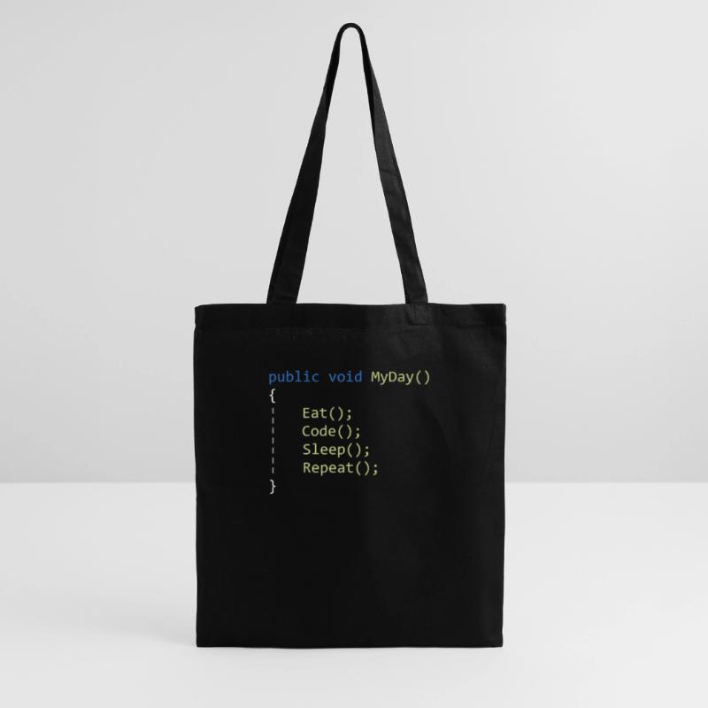 C # Eat Code Sleep Repeat - Programmer Tote Bag