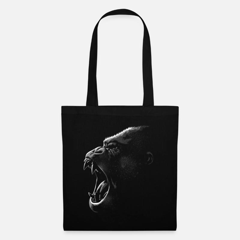 Gorilla attack - Tote Bag - black